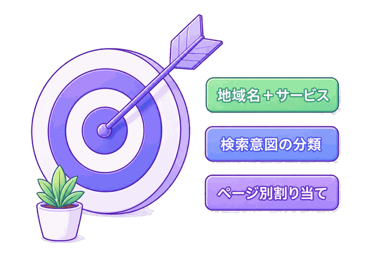 キーワード設計のイメージ図