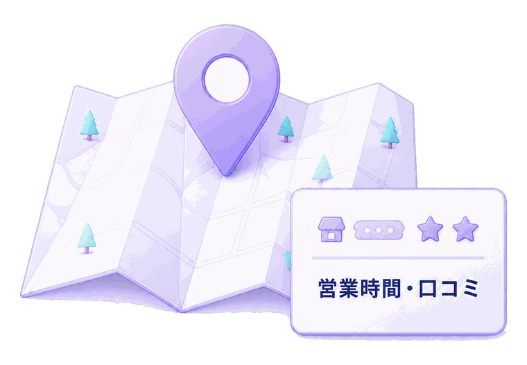 MEO対策のイメージ図